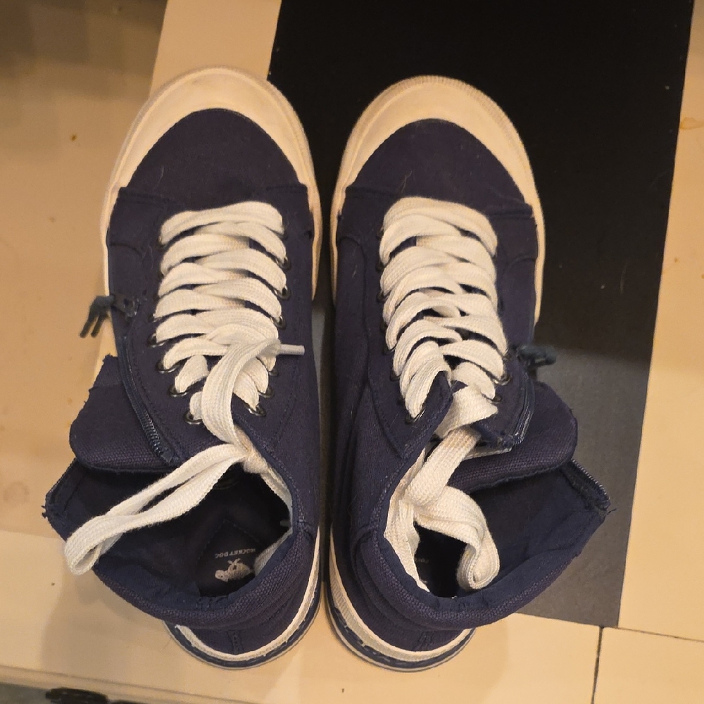 ROCKET DOG Navy and White High-Top Sneakers
